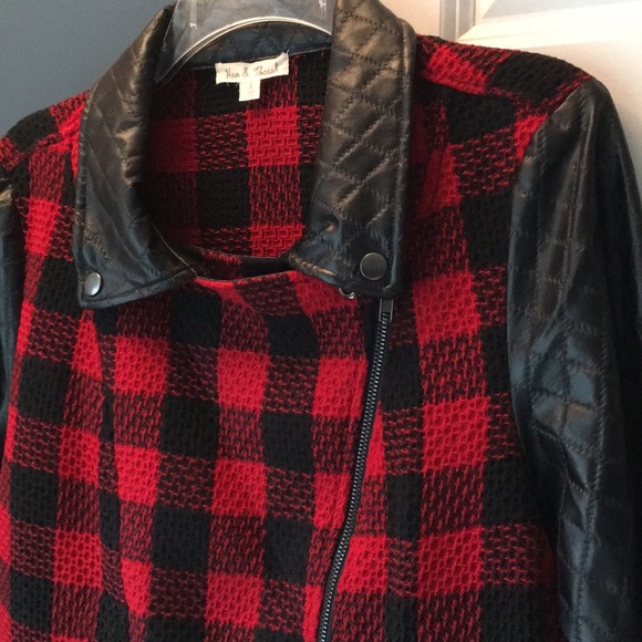 Vintage buffalo check biker jacket - Picture 3 of 5